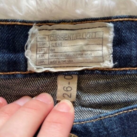 Current/Elliott Women's Ankle Skinny Jeans Size 26 Brighton Medium Wash Low Rise - Picture 7 of 9